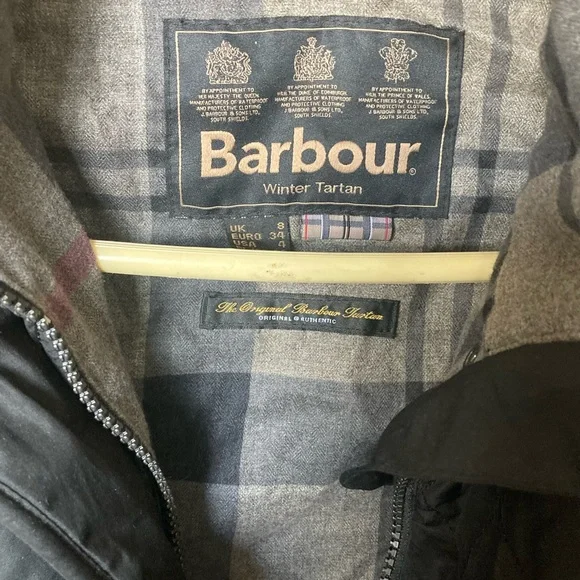 Barbour Navy Quilted Jacket - Picture 3 of 7